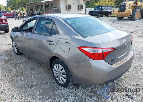 2014 Toyota Corolla Le from USA, damaged, VIN 2T1BURHE1EC155221